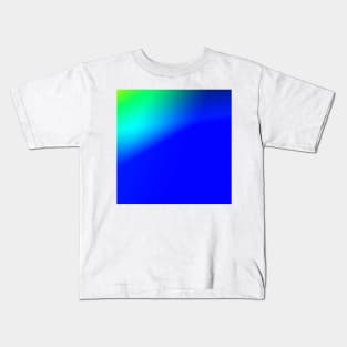 BLUE YELLOW PURPLE TEXTURE ART Kids T-Shirt